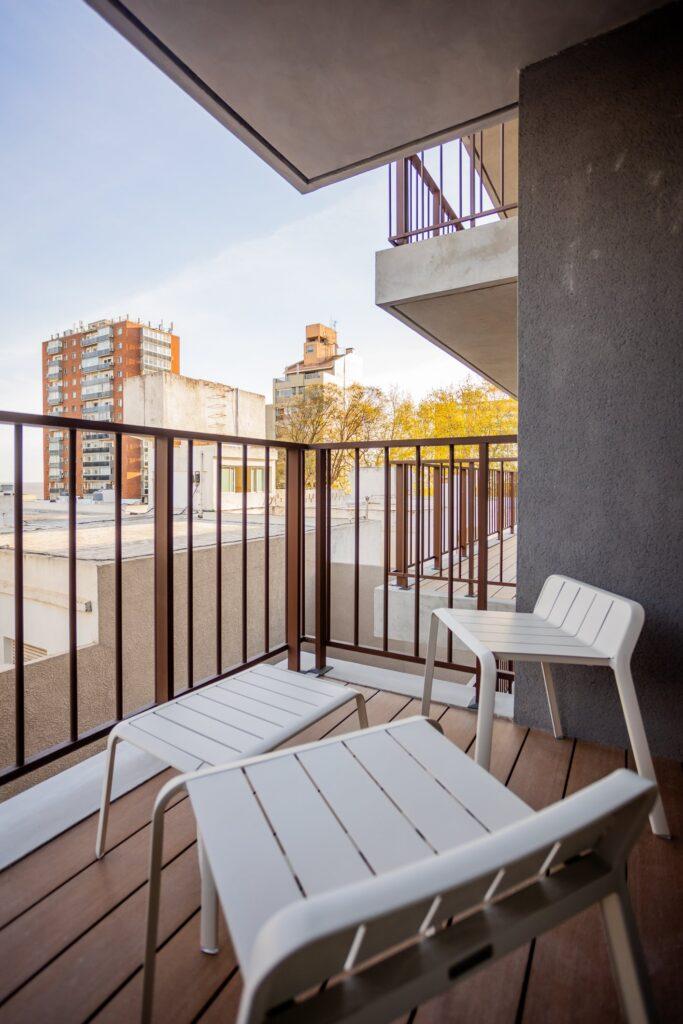 Unidad showroom Delta Sur – Terraza